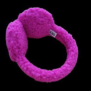 UGG Hot Pink Shearling Headband for Cold Weather
